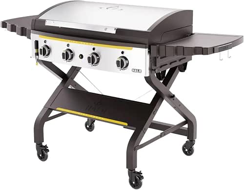 HALO Elite4B Outdoor Griddle | 4 Burner, 8 Cooking Zones