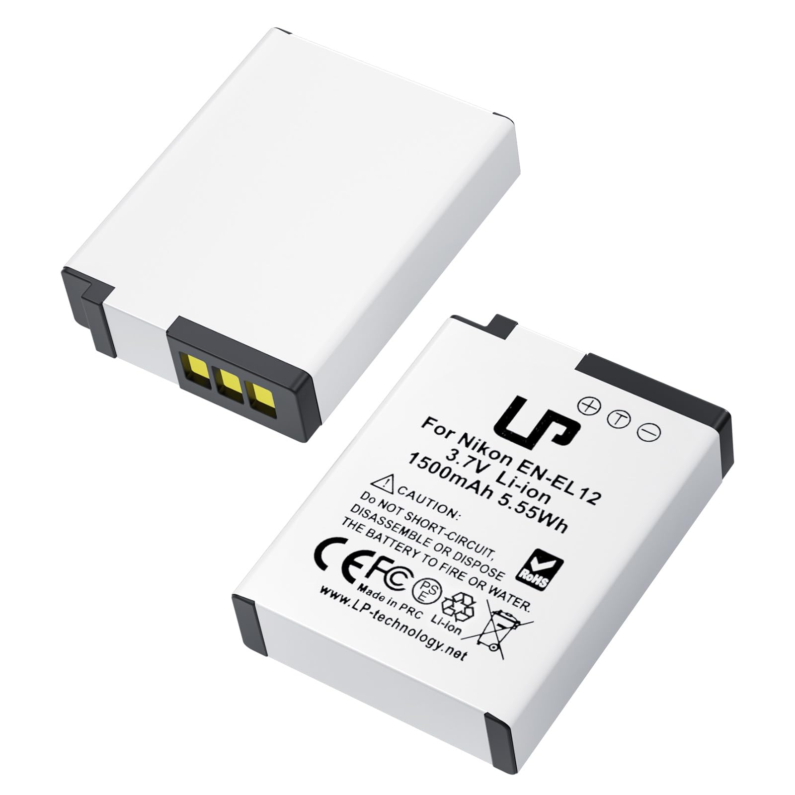 Amazon.com: LP EN-EL12 Battery, 2-Pack 1500mAh Battery Compatible