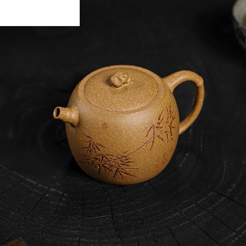 tea infuser teapot Tea Kettle 180ML Handmade Purple Clay Teapots Pot Raw Ore Section Mud Tea Maker Kettle Zisha Teaset Accessories Tea Infuser Pot
