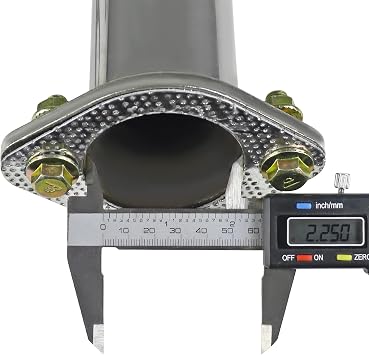 Spec-D Tuning 2.5 Inlet Catback Exhaust System Compatible with 2005-2010 Scion tC Stainless Steel Burnt Tip