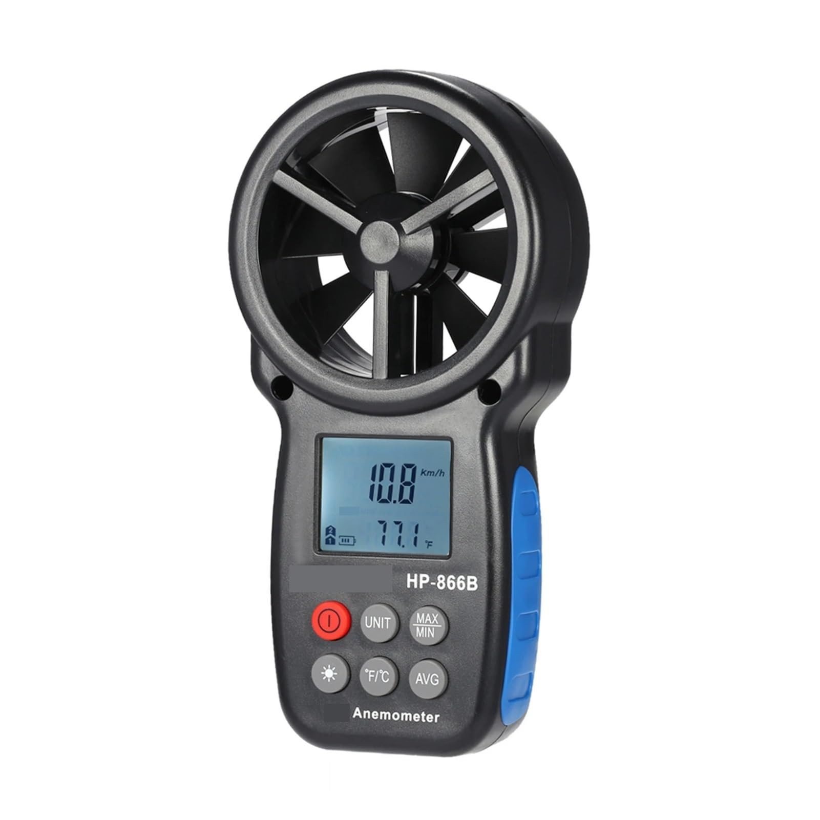 Anemómetro Digital 866B Velocidad del Viento Medición de la Temperatura de la Velocidad del Aire
