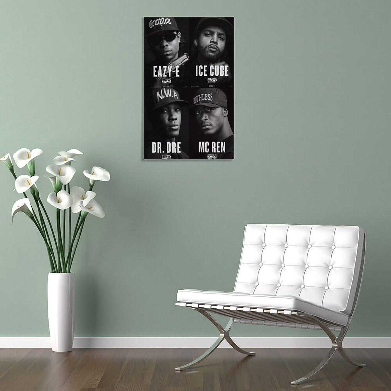 1 poster artistico da parete con cantante rap hip hop all star (1), decorazione artistica da parete per soggiorno e casa, 40 x 60 cm