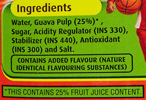 Image of DABUR Real Guava Fruit Juice -1L (Pack Of 6) | Rich In Vitamin C | No Added Preservatives, No Artificial Colors & Flavours |Daily Dose Of Fruit Nutrition | Tasty, Refreshing & Energising Drink
