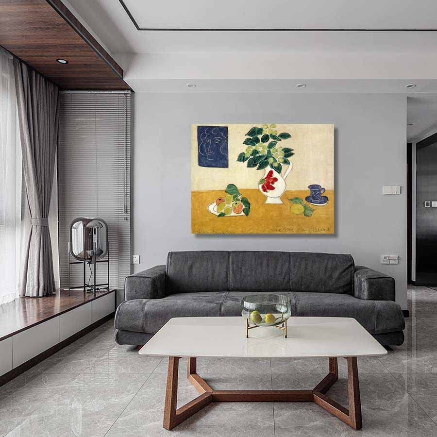 Amazon.co.jp: アンリ・マティス“ツタの花”表現主義壁飾りポスター