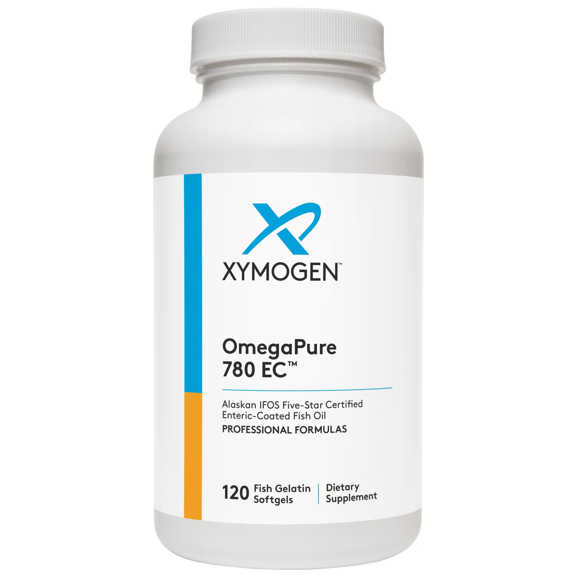 XYMOGEN OmegaPure 780 EC - Alaskan IFOS Five-Star Certified Omega 3 Fish Oil - EPA DHA Fish Oil Supplement- Supports Joint Health, Cardiovascular and Brain Health (120 Enteric-Coated Softgels)