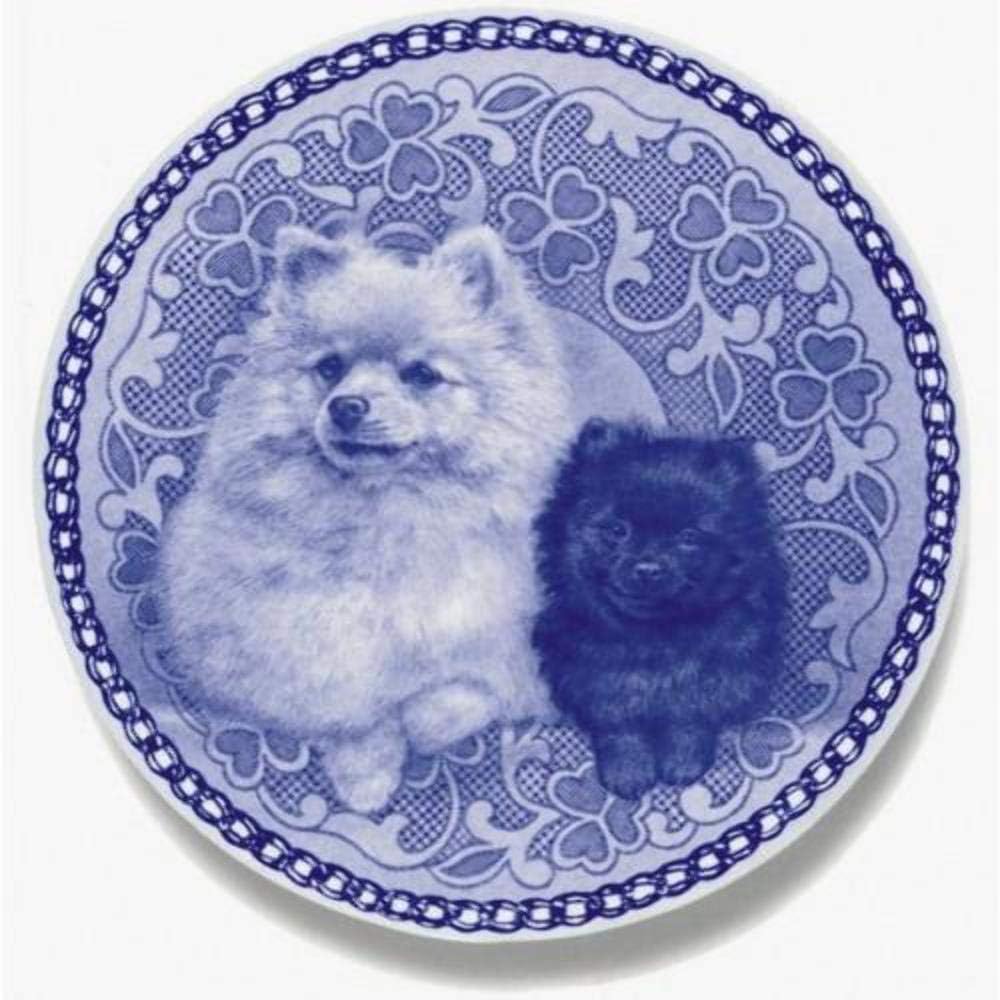 German Spitz Dog Porcelain Plate For all Dog Lovers Size 7.61 inches