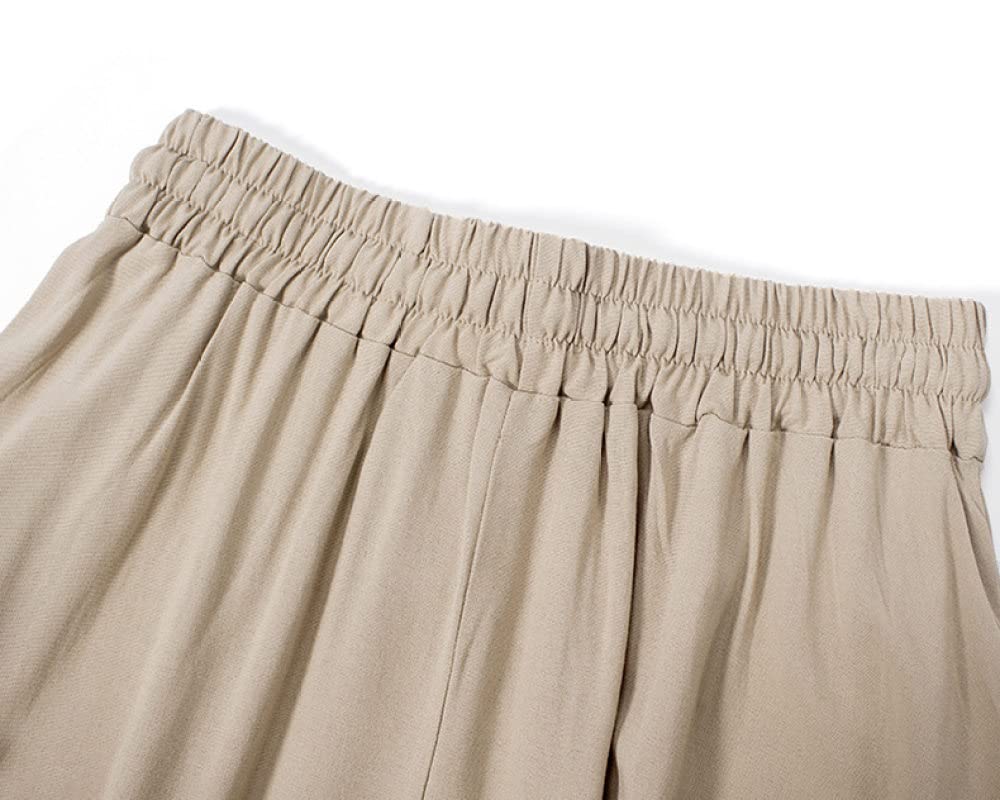 Faldas para Mujer Longitud Mediana, Faldas Plisadas con Cordón Elástico para Mujer Falda Midi con Bolsillo Falda De Talle Alto con Péndulo Grande Faldas De Invi(Black One Size)
