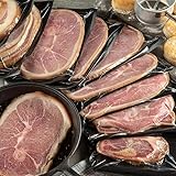 Burgers' Smokehouse Uncooked Attic Aged Country Ham (Sliced and Sealed, 7 1/2 to 8 1/2 pounds (half ham))