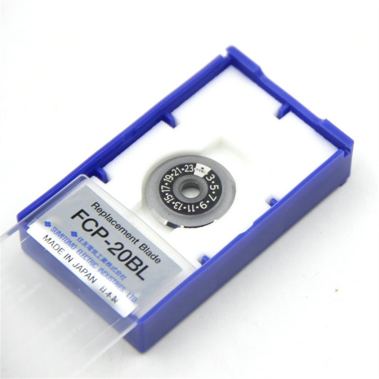 Couperet de fibres, FCP-20BL Coupeur à couper lame de fibre de lame de cloison de fibre optique, FCP-20BL Sumitomo FC-6S Lame de coupure(1PCS)