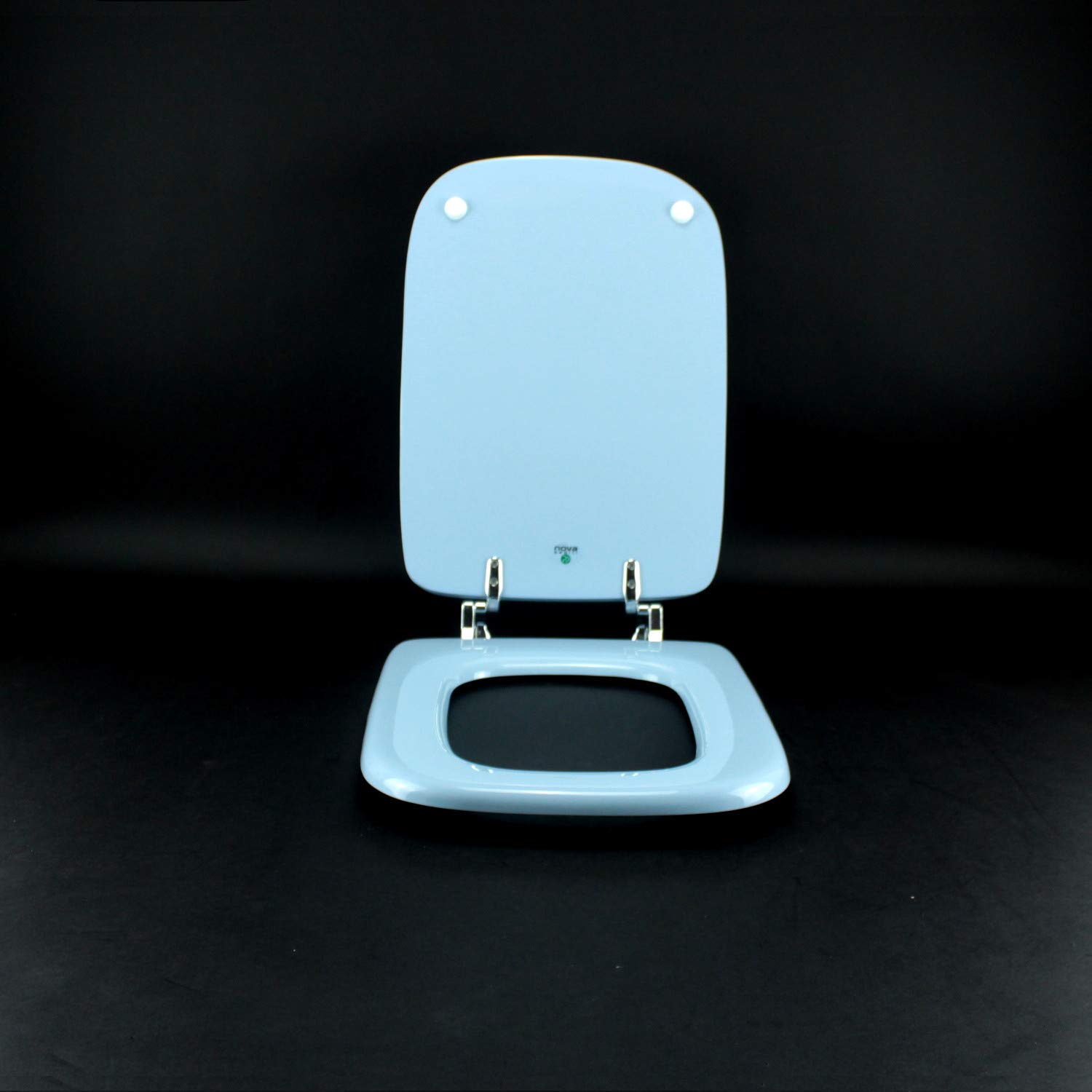Copriwater Ideal Standard CONCA AZZURRO SUSSURRATO Cerniera Cromo-Sedile-Asse Wc