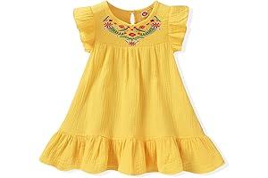 Toddler Little Girl Mexican Ethnic Floral Sundress