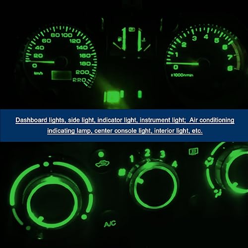 Miniatura 7 de QUICTO Bombilla LED para tablero súper brillante, T5 37 74 bombilla LED con enchufe de bloqueo giratorio PC74 PC37, para bombilla de automóvil, luz