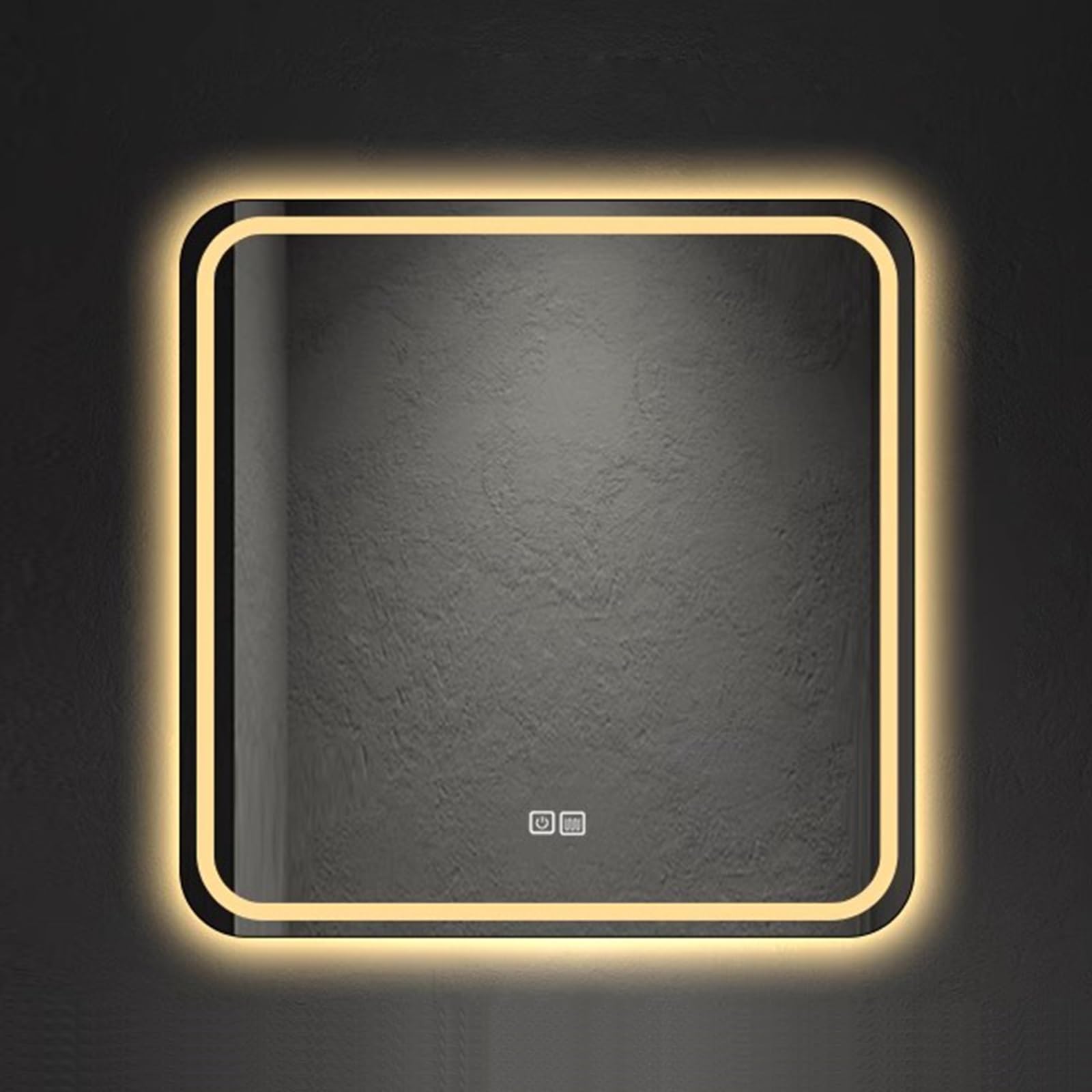 BKSXSOP LED Wall Mounted Makeup Vanity Mirror - 3-Color Adjustable Light (Warm/Natural/White), Anti-Fog Design, Perfect for Bathroom & Beauty Routine, 70cm