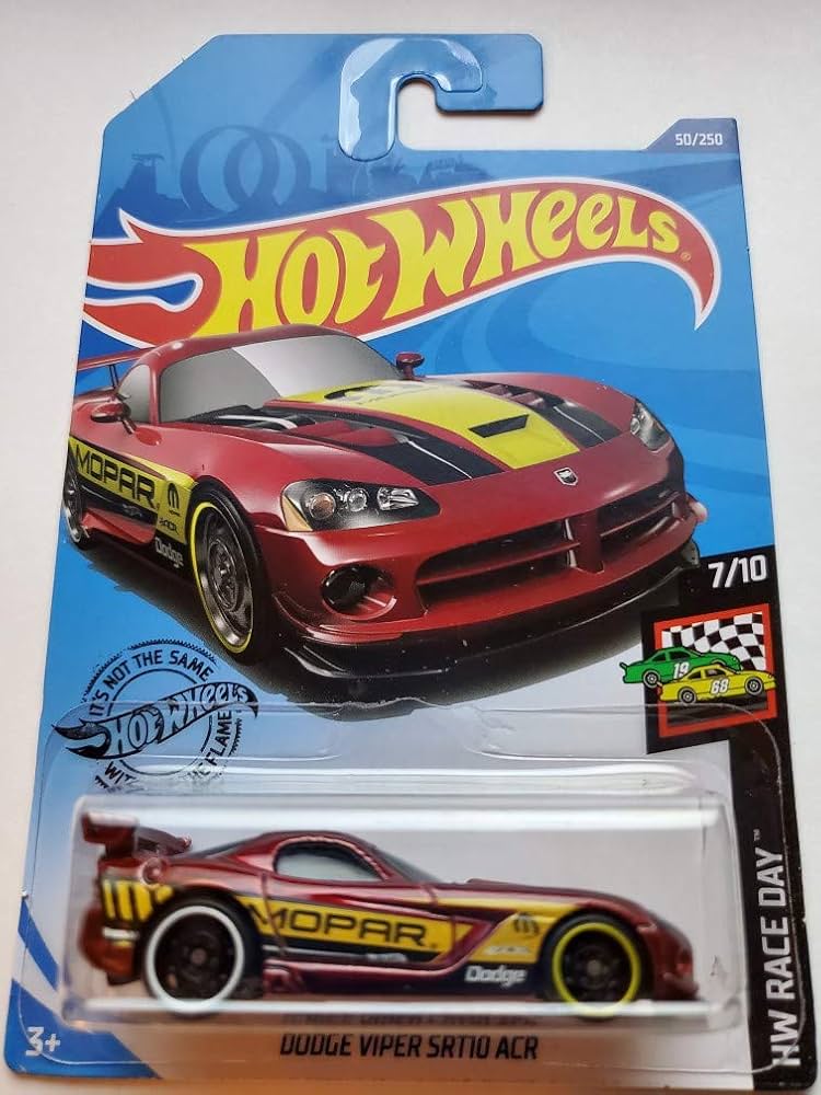 ミニカー Hotwheels DODGE VIPER SRT-10 Hot Wheels - Dodge Viper RT/10 - HW Roadsters 7/10 - HKH43