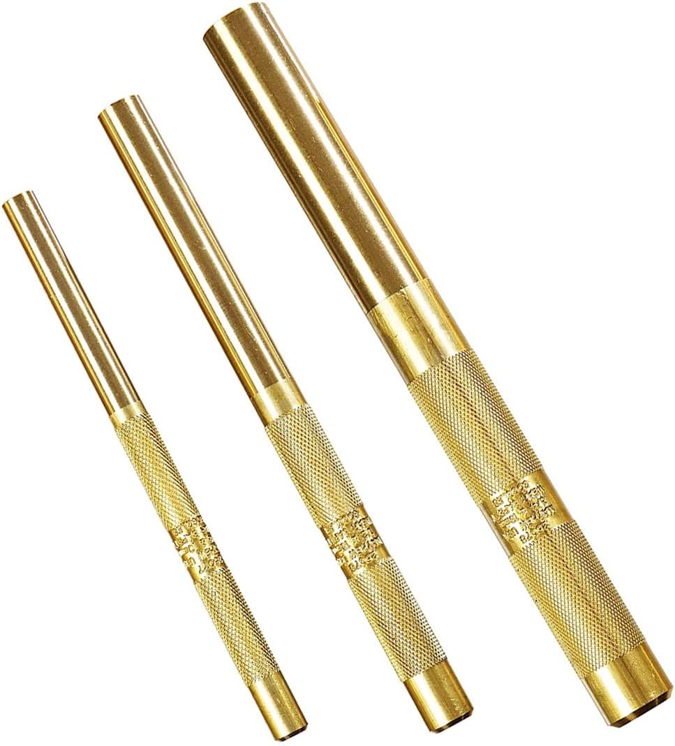 ABN Brass Punch Set 5 Piece Brass Drift Pin Punch Set