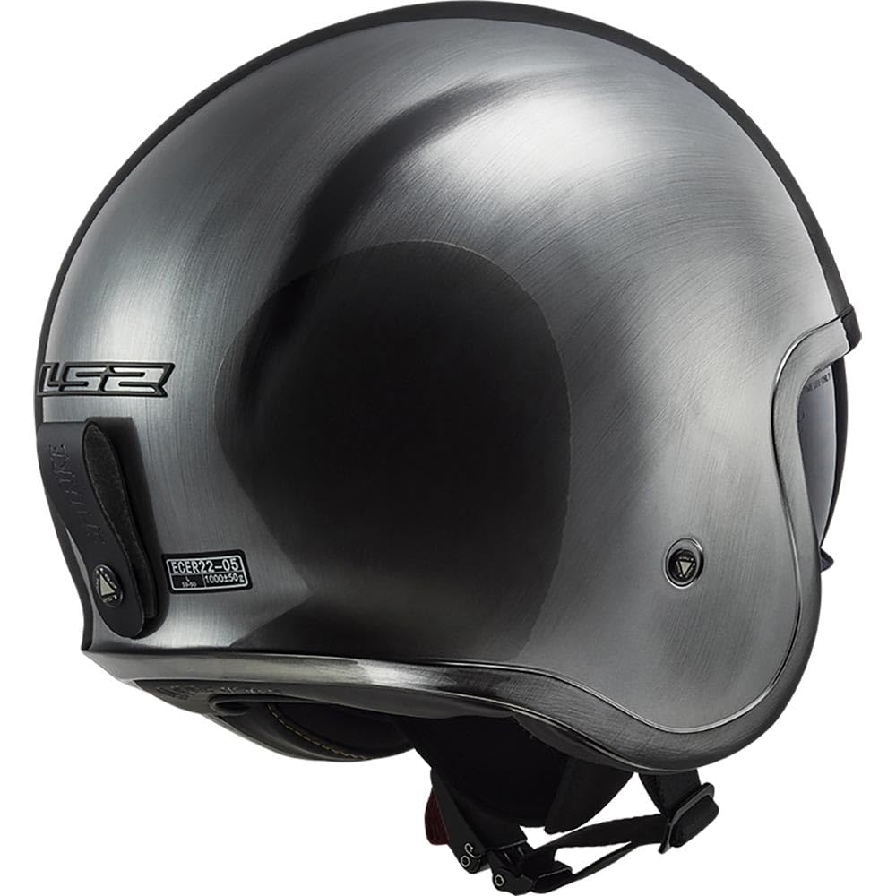 LS2, Casque Moto Jet SPITFIRE II JEANS Titanium, XS
