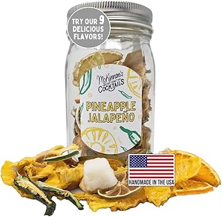 McKinnon's Dry Craft Cocktails Dehydrated Fruits and Herbs, DIY Mixology, Infusion Kit, Mason Jar Serves 8