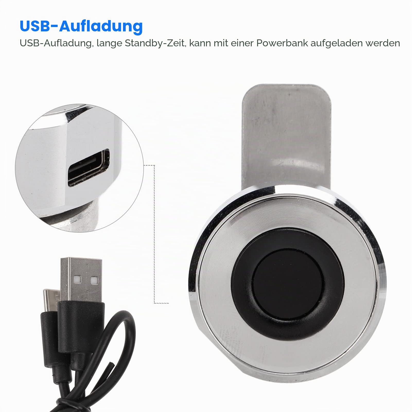Fingerabdruck-Schrankschloss USB-Aufladung Schlüsselloses Elektronisches Schubladenschloss Mobile APP Smart Lock für Schubladen Kleiderschränke Schrankschließfach