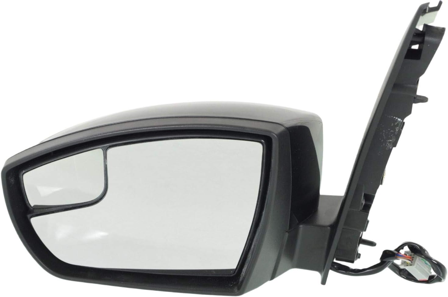 Kool Vue Passenger Side Power Mirror for Ford C-Max 2013-2017, passenger side mirror replacement, automotive exterior accessories, with Signal Light & Spotter Glass, Paintable