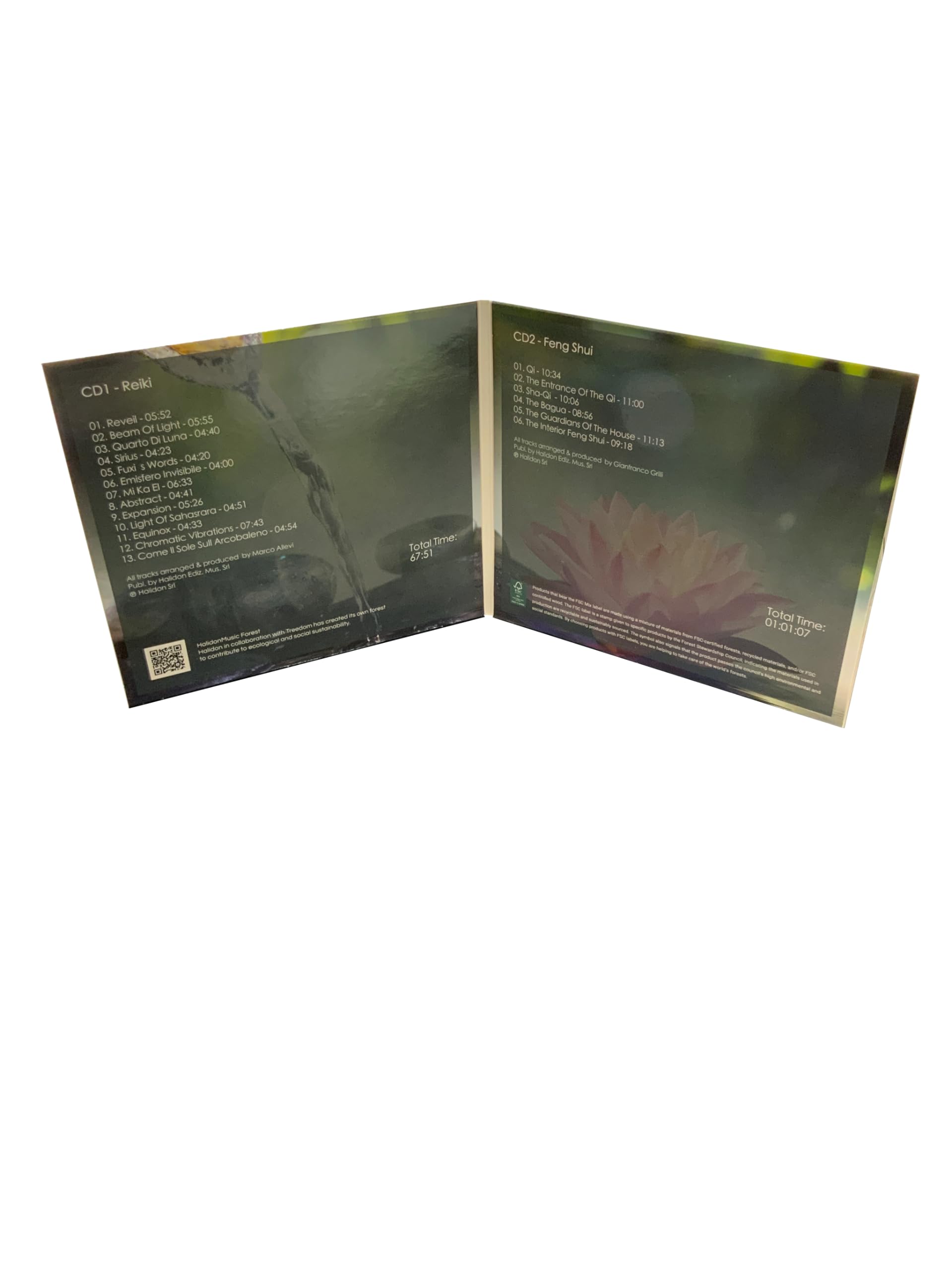 Reiki & Fengshui, Music for Meditation, Concentration, Relaxation [2CDs]