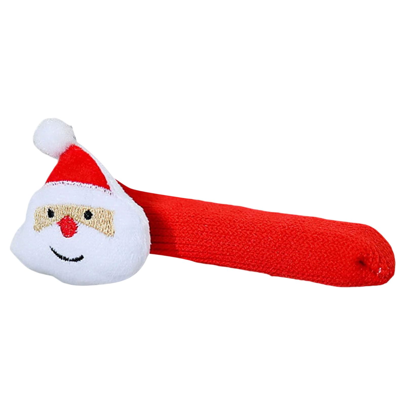 Jazuaiao Santa Soft Door Handle Cover Holiday Party Decoration with Child Safe Padded Design User Friendly Fabric Santa Door Handle Cover