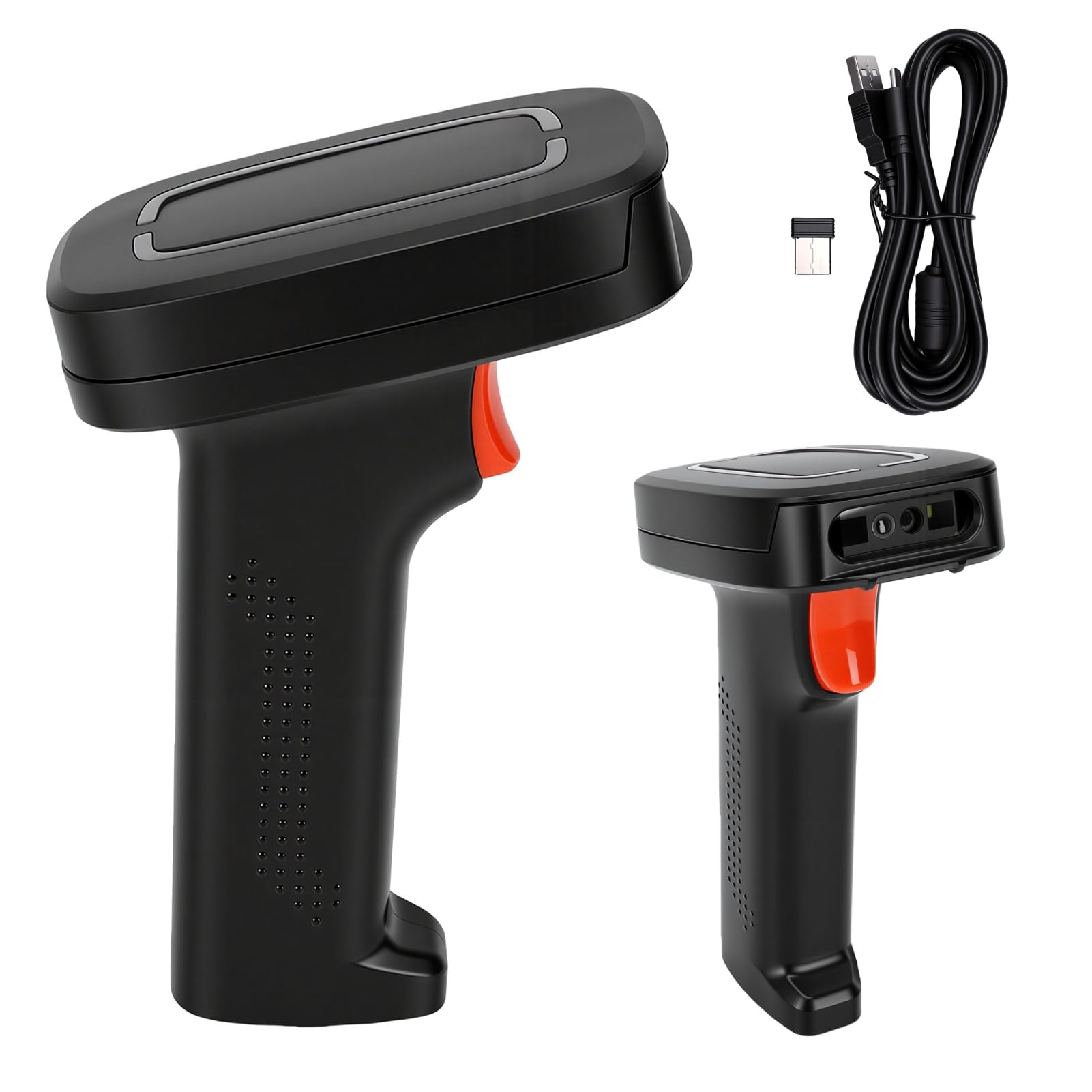 Jectse Scanner de Code-Barres QR sans Fil Portatif