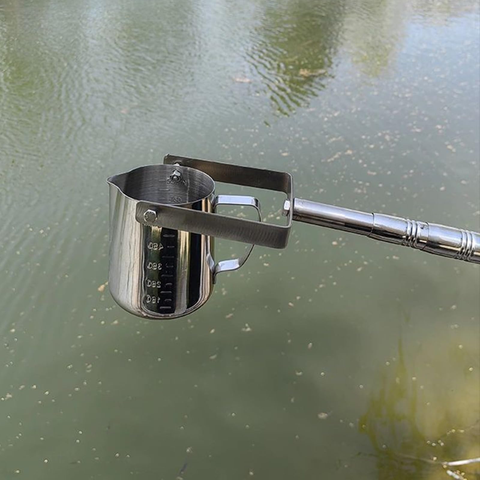 Campionatore d'Acqua telescopico, campionatore d'Acqua per Piscina da 5/10/20/23 Piedi, becher campionatore a Pendolo in Acciaio Inossidabile per Ispettore della qualità dell'Acqua/microbiol