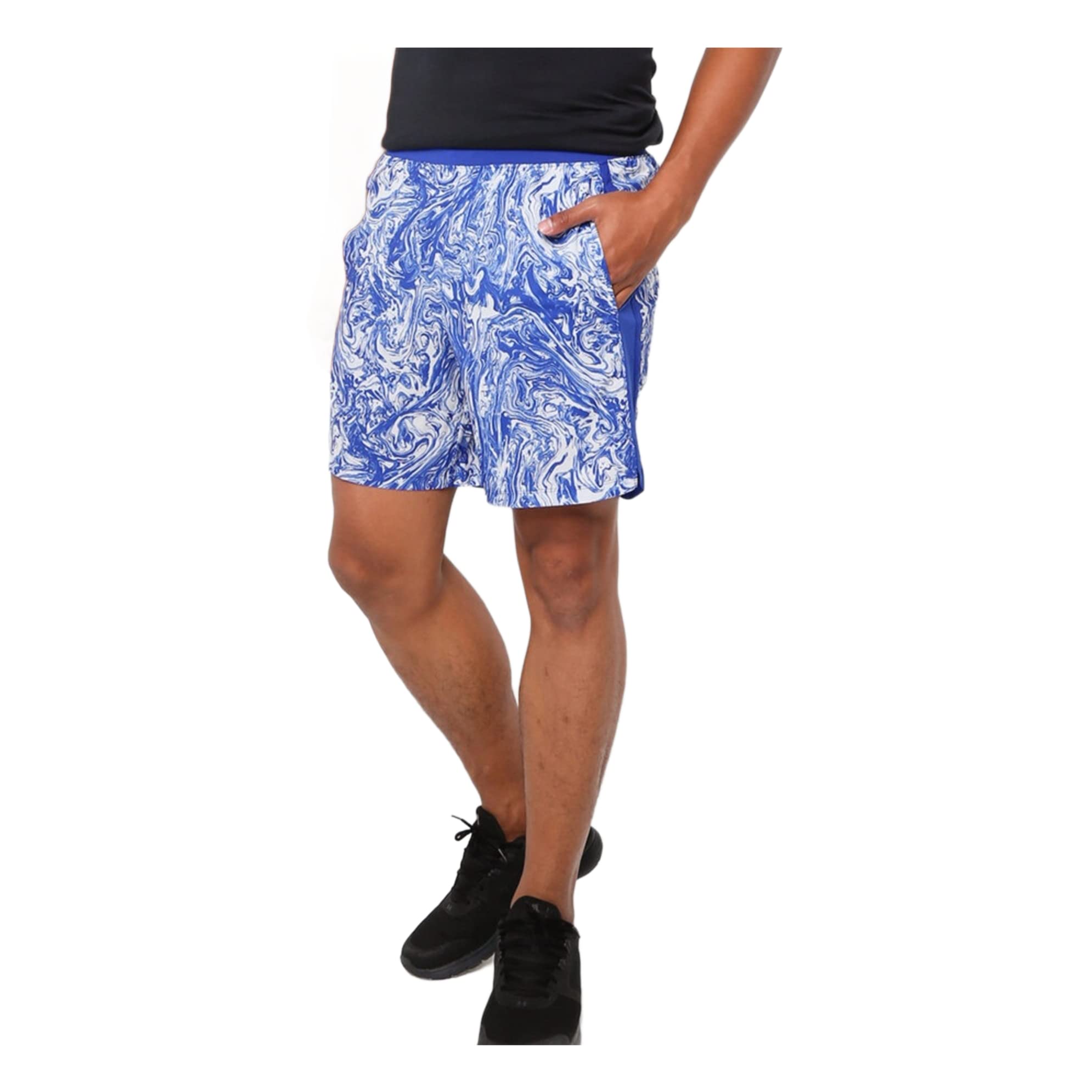 Under Armour Launch UA bedruckte Laufshorts für Herren, 17,8 cm