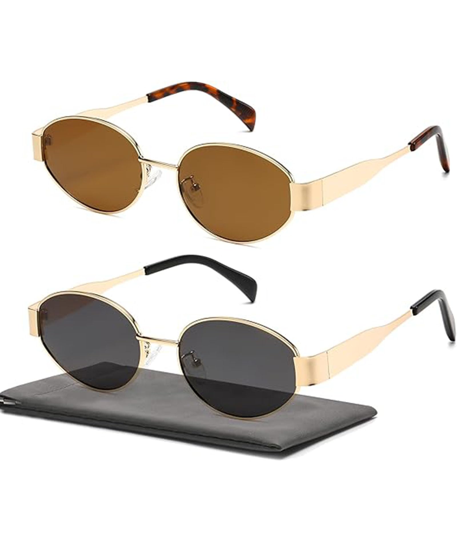2PCS Cat Eye Sunglasses for Women, Sunglasses for Women Stylish, Goggles for Women Sunglasses, Ideal Choice for Fashion Enthusiasts and Gift Occasions-image-37