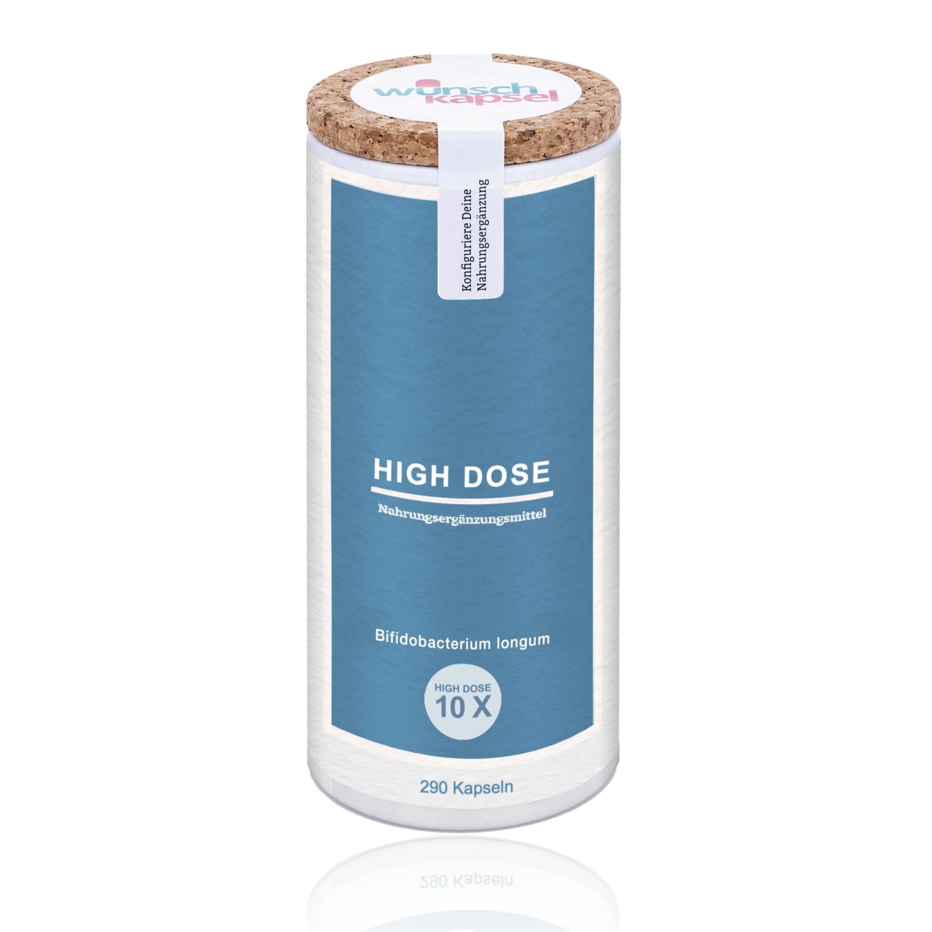 Bifidobacterium longum HD, 20 Milliarden (2 x 10^10) KbE, 290 Kapseln