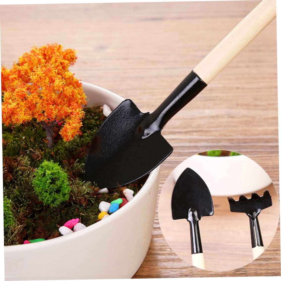 Set di strumenti, kit per trapianto manuale da mini giardino da 14 pezzi, strumenti professionali per la cura delle piante per cactus