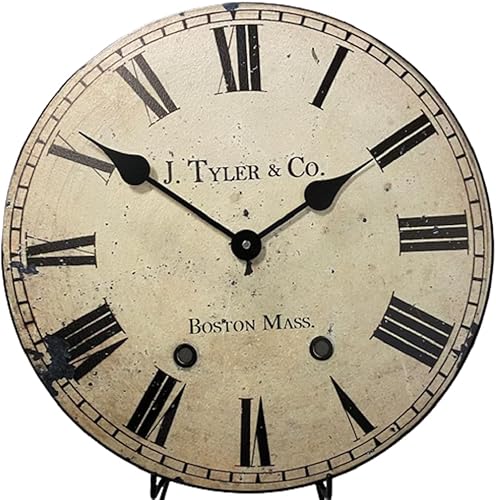 Miniatura 1 de Reloj de pared de caja larga inglesa 1910  Mecanismo de cuarzo ultra silencioso  Hecho a mano en Estados Unidos hermoso color nítido y duradero