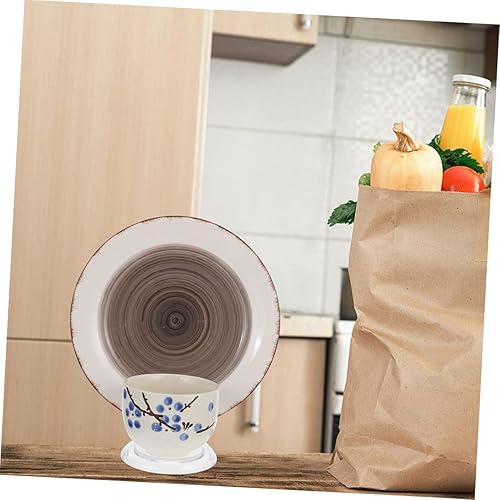 Miniatura 3 de ORFOFE Soporte para platos, taza de café, taza de café transparente, 2 piezas, soporte de exhibición de platos, tazas y platillos acrílico