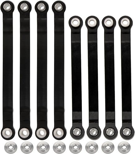 Varillas de tracción de chasis de metal, suspensión de eslabones, piezas de actualización compatibles con MN modelo D90 D91 D96 D99 D99S MN90 MN99S