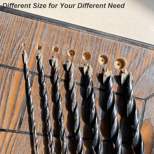 Set de brocas extra largas 300 mm para madera miniatura 7