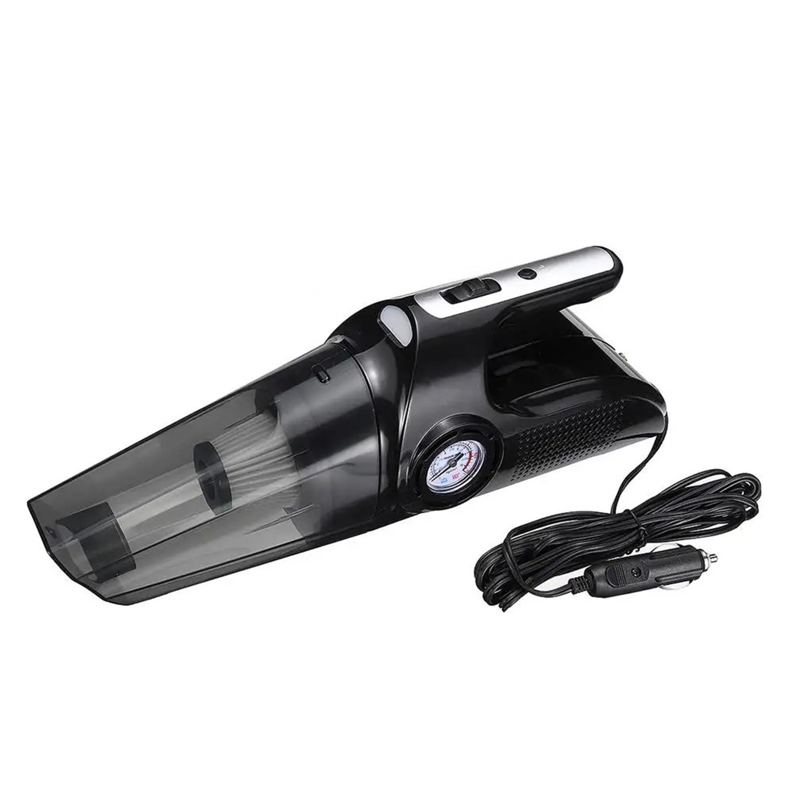 Aspiradora De Mano 4 En 1 For Coche, Bomba Aire For Auto DC 12V, Compresor Digital For Barco Inflable, Automóvil, Motocicleta SuccióN Potente(New Pointer)