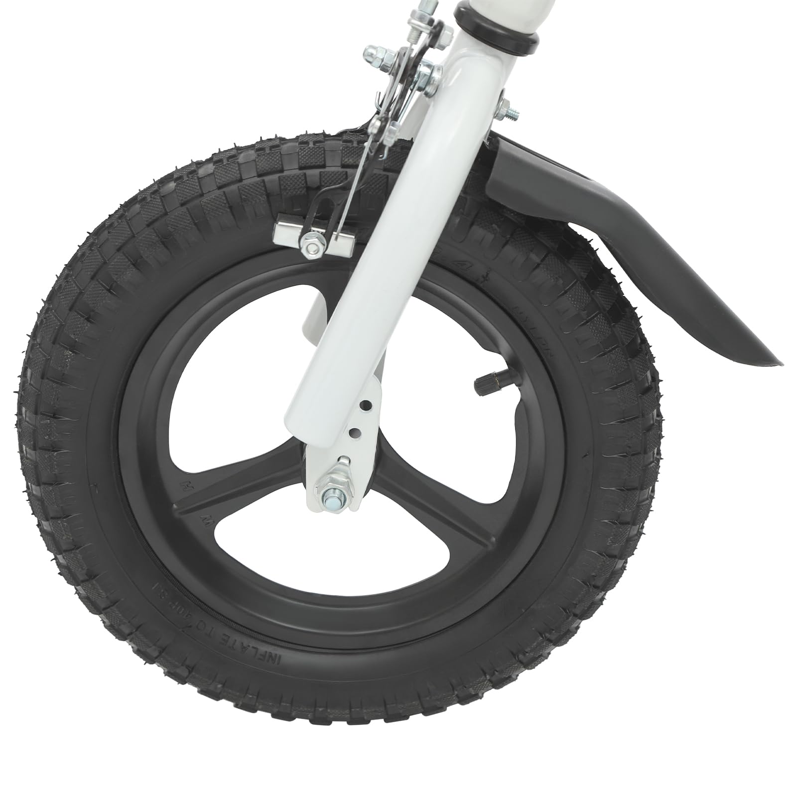 Bicicleta infantil de 12/14 pulgadas, con ruedas estabilizadoras extraíbles, sillín y manillar ajustables, resistente para parque y parque infantil, a partir de 3 años, para niños y niñas