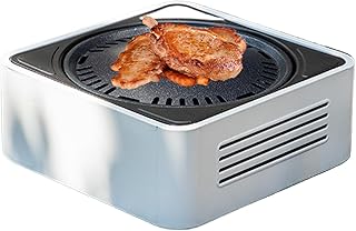 MIOBER チャコールグリル - アウトドア コンパクト バーベキュー コンロ,ミニ バーベキュー グリル,キャンプ ビーチ 裏庭 ガーデン 家庭 ピクニック 旅行 室内 户外 料理 パーティー用