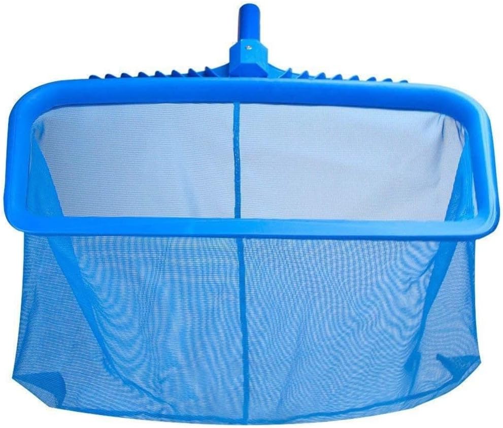 Jardiboutique - large capacity hand skimmer net for your pool - colour blue