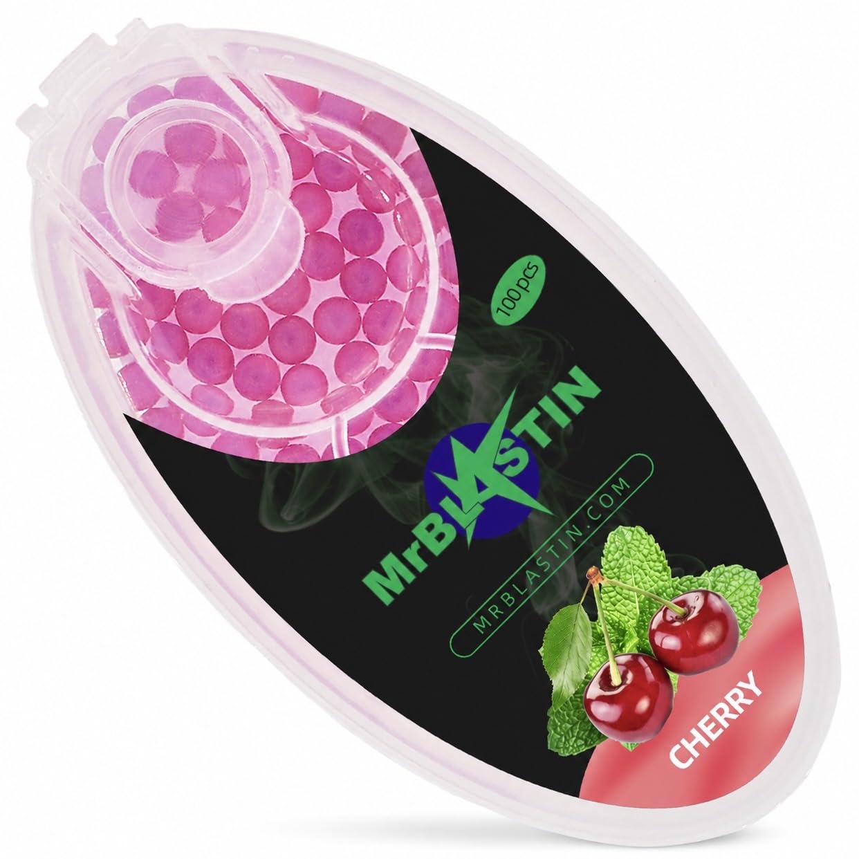 Mrblastin Pink 100 Cherry Crushballs For Filter Insertion, Many Flavours Menthol Mint Crush Balls, Flavoured Capsules. Click On Inserts Beads (Cherry)