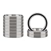 XIKE 10 Pcs 6700-2RS Bearings 10x15x4mm, Double Rubber Seals and Pre-Lubricated, Deep Groove Ball Bearing.