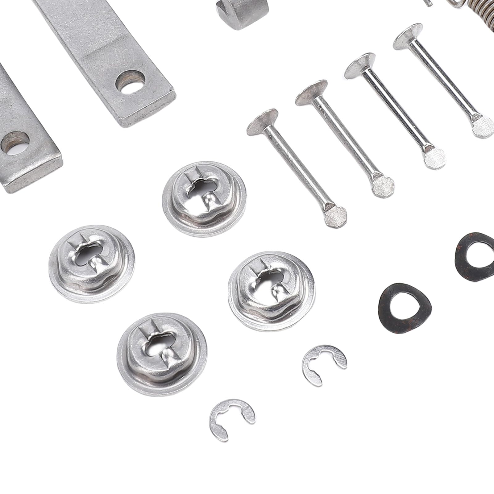 Handbremsen-Reparatursatz aus Edelstahl, Komplett mit Federn, Stiften, C3 1968–1982 für Heimwerker und Professionelle Mechaniker, Entworfen für LBJ 1382, 5460807, 5460856,