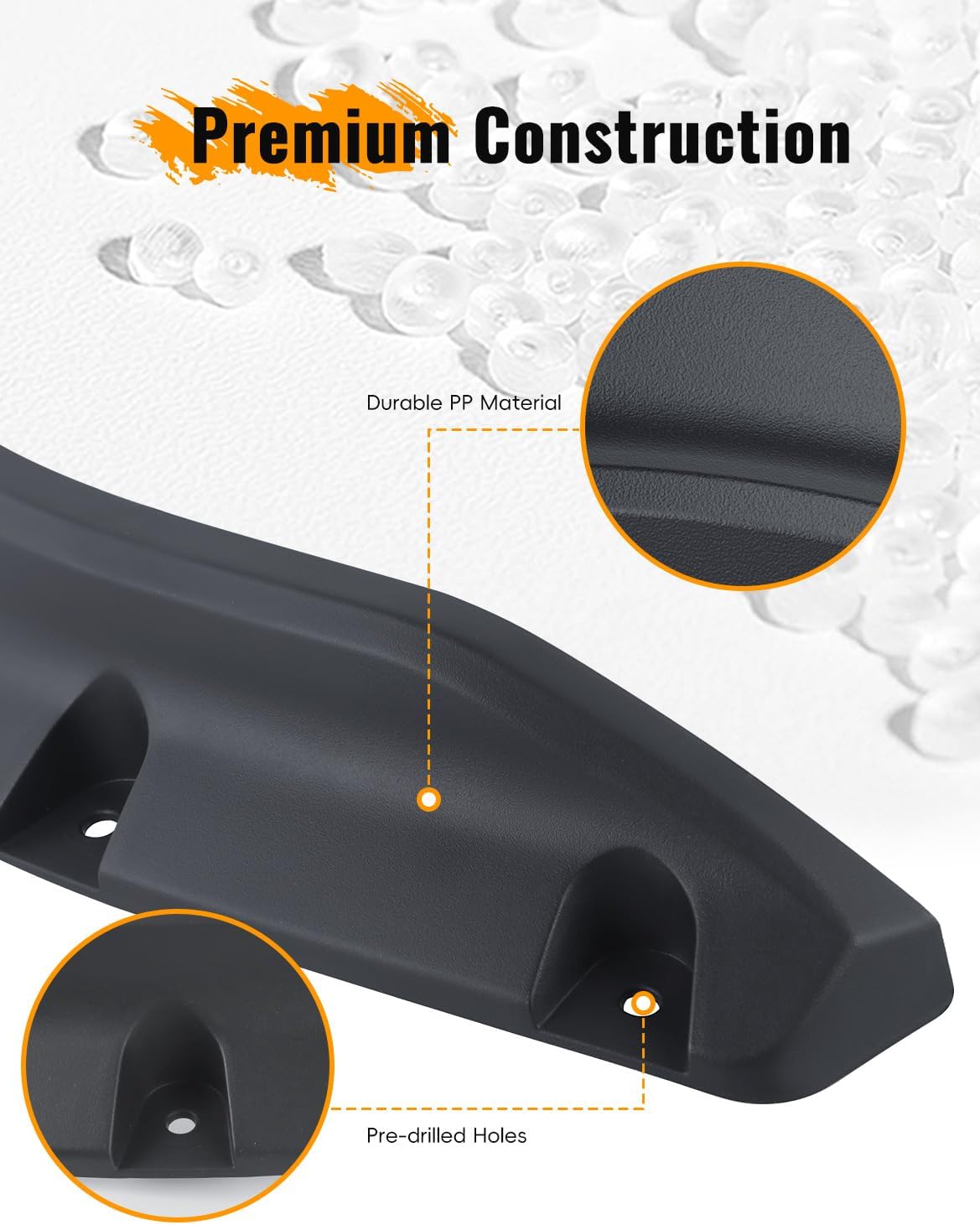 Golf Cart Fender Flares for Yamaha Drive2 G29 17-25, Combined Front & Rear Mud Guards Mud Flaps Only for Yamaha Drive2 G29 Standard and Unmodified Golf Carts Body 2017-2025 Accessories