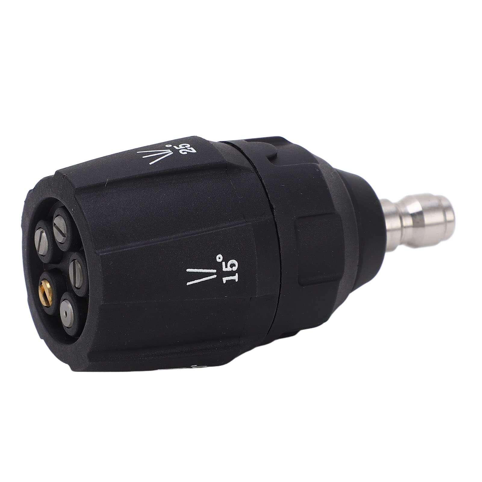 Ugello per Idropulitrice 5 in 1 Testina di Spruzzo Multirotante Regolabile a 360 Gradi Punta Connettore Rapido 1/4 di Pollice per Spruzzi D'acqua, Attrezzature Agricole
