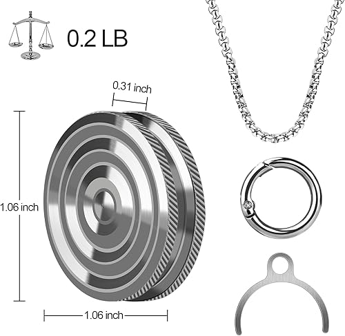 Miniatura 5 de ATESSON Fidget Spinners, duradero de alta velocidad con rodamientos de metal para dedos de mano, EDC TDAH, enfoque, ansiedad, alivio del estrés,