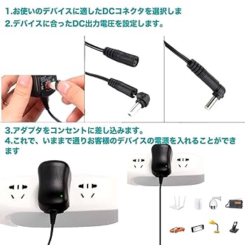 [新品] 汎用ACアダプター DCジャック12V, 6A [12個ケース] 新品] 汎用ACアダプター DCジャック12V, 6A [12個ケース] 新品