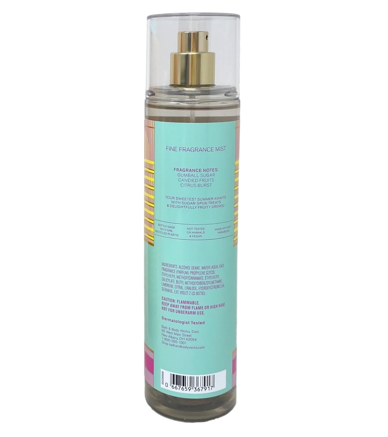 Bath & Body Works Bubble Gum Pop Trio Gift Set - Body Cream, Fragrance Mist and Body Wash - with a Himalayan Salts Springs Bar Soap - Full Size - Image 6