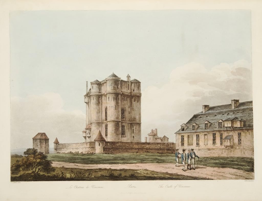 Impression Prints Toile Château de Vincennes - Finition Premium Style Claude Nattes - 5