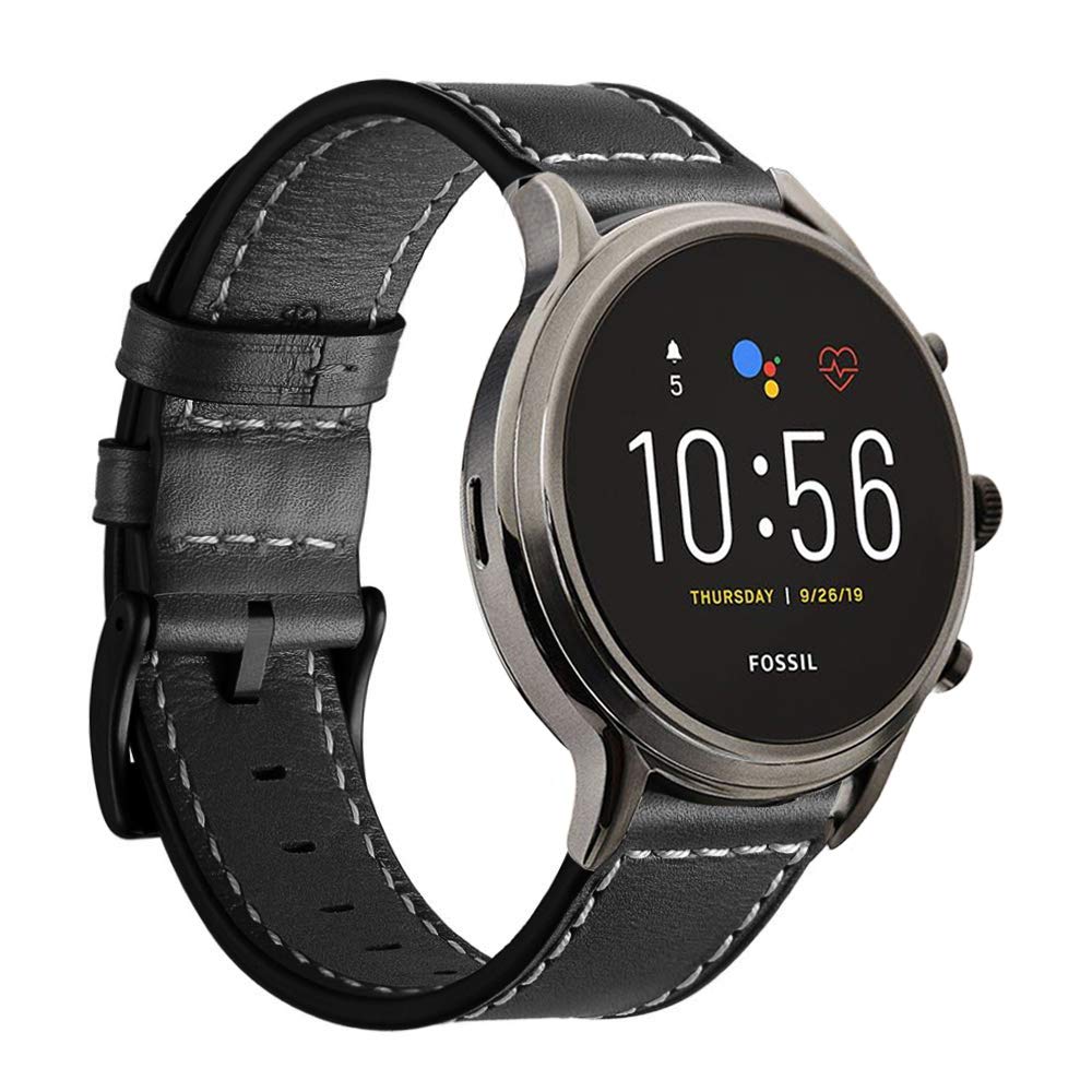 Buy Intoval Classic Leather Sports Bands for Fossil Men's Gen 5E/Gen 5