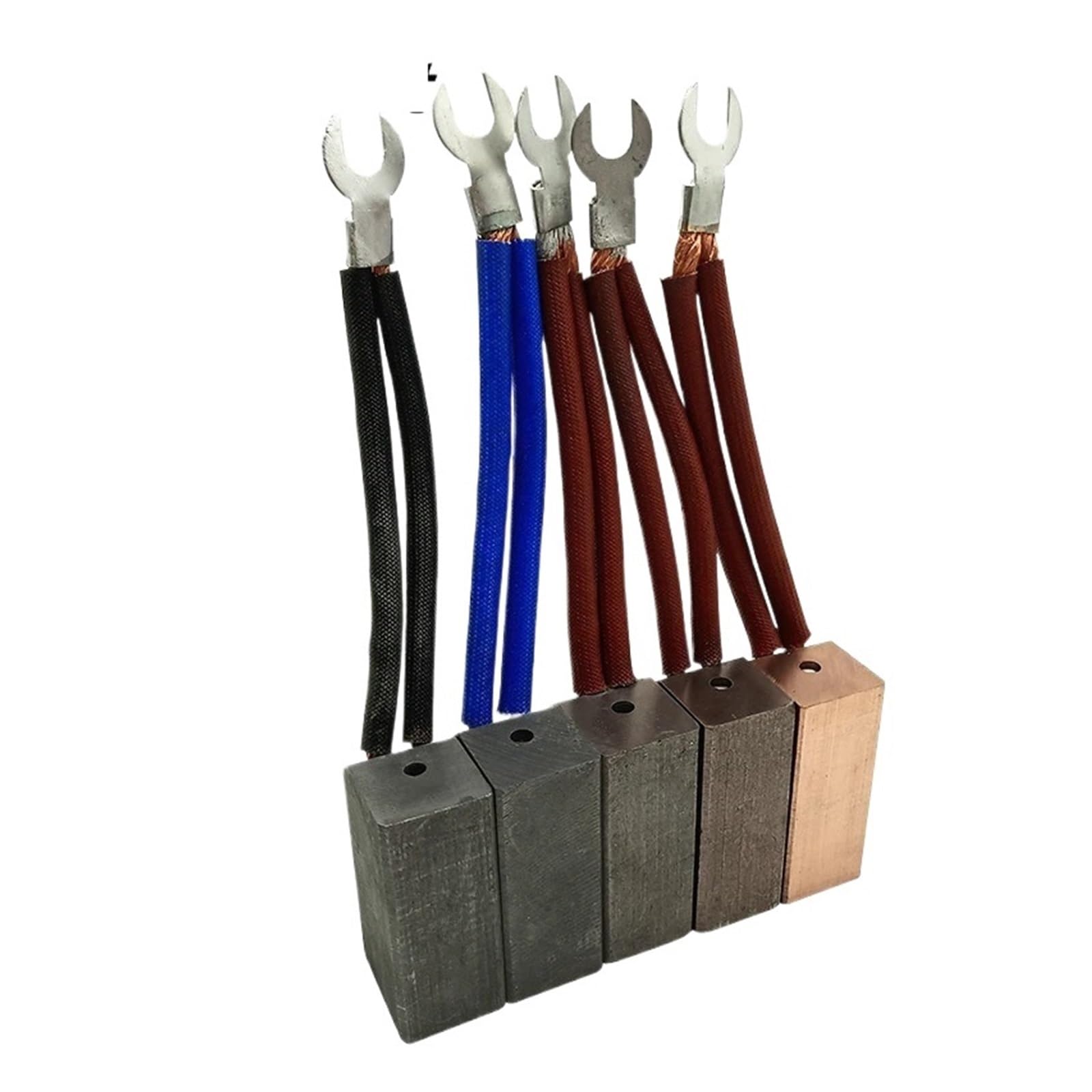 Varnok J164 High Copper Carbon Brushes 1Pcs National Standard Carbon Brush 25 * 32 * 60Mm Generator D172 Half J204 T8 Type(J164 High Copper)